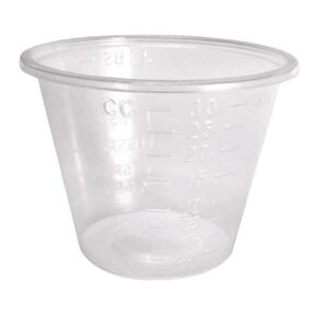 Medegen 02301 Medicine Cup, Translucent, Polypropylene, 1 oz Capcity, Pack of 5000