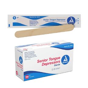 Dynarex Tongue Depressor Junior, Sterile, 100 Count