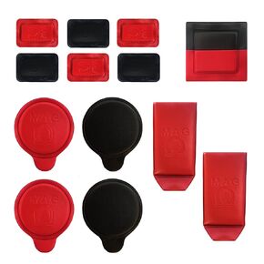 MAG® FERRITE Magnets KIT 13 Units for Biomagnetism -Biomagnetic Magnets Kit – Imanes para Biomagnetismo Médico – Dr Goiz Magnets for Biomagnetism Bio Magnet Pair– Round & Rectangular & Duo Magnets