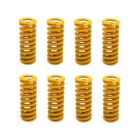 8pcs Heating Bed Spring Die Head Leveling Spring 3D Printer Compression Spring 0.31" OD 0.79" Length, Stable Bottom Connection Level for Creality Ender 3/3 Pro / 3 V2, etc. (Yellow)