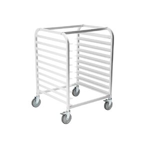 Pearington 20-Tier Bun Pan Rack with Wheels, Commercial Baking Rack for Full or Half Industrial Pan Storage, Bakery Accessory for Kitchen, Restaurant, & More, 25.94" L x 19.96" W