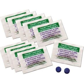 Toilet Leak Detecting Tablets - Dye Tablets for Bathroom Leaks - Detect Silent Leaks