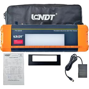 FV-2009 Industrial X-Ray Radiography Film Viewer NDT Non-Destructive Testing Film Viewer Portable LED 2.4 x 8 inch (60 mm x 200 mm)