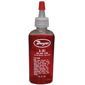 Dwyer® Red Gage Fluid, A-101, 1 oz Bottle, 826 Specific Gravity