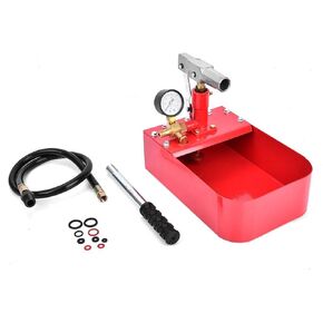 Pressure Test Pump,1000PSI / 7MPa Hydrostatic Hand Test Pump,Pressure Gauge,for Vessels, Pipes, valves, Rubber Fittings