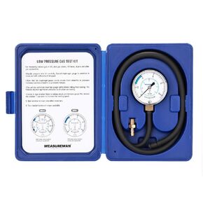 MEASUREMAN Natural Gas or LP Gas Manifold Pressure Test Kit, 0-35 "W.C., 1/4"NPT, 40" Length Hose