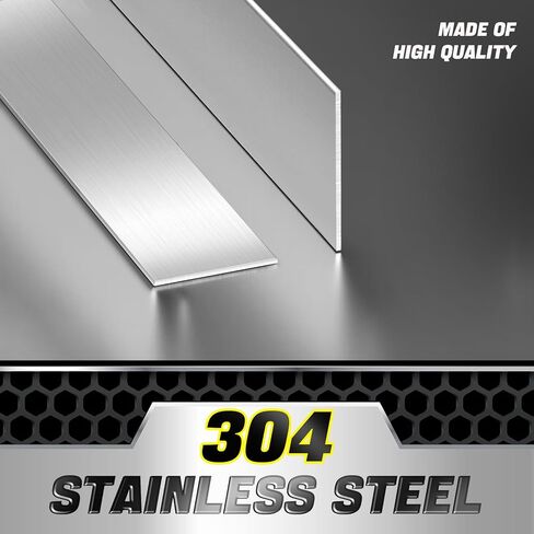 10 قطع من الأشرطة المعدنية ذات الرقائق المعدنية من الصفائح المعدنية والحشوات المعدنية وشريط حشو الفجوات بطول 30.48 سم × سمك 0.02 بوصة (عرض 1 بوصة، مادة من الفولاذ المقاوم للصدأ 304) in Kuwait