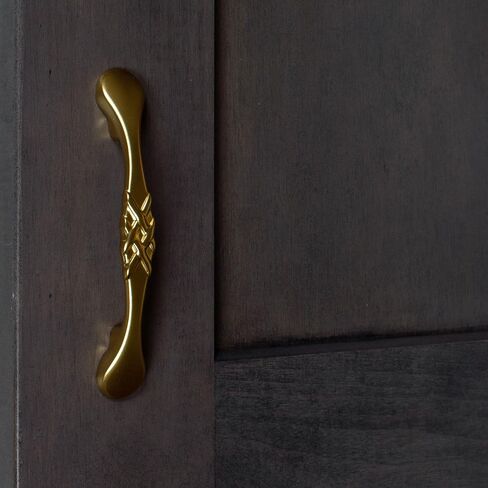 GlideRite Hardware GR-83063-BG-10 3 بوصة من المركز إلى المركز مقبض أجهزة خزانة سحب مضفرة كلاسيكية 10 عبوات in Kuwait