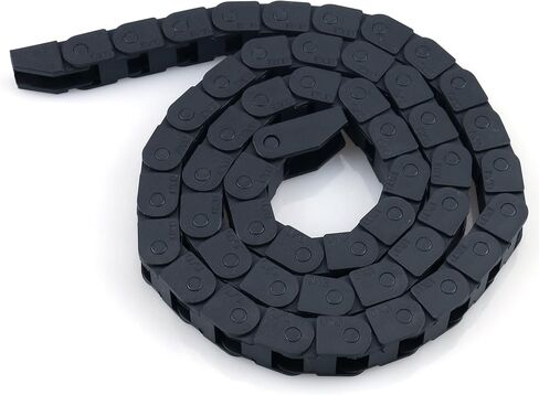 URBEST Cable Drag Chain, 15 x 40mm Towline Wire Carrier 1 M/ 3.3Ft Plastic Semi Enclosed Machine Tool (15x40mm) in Kuwait