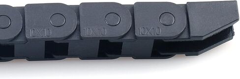 URBEST Cable Drag Chain, 15 x 40mm Towline Wire Carrier 1 M/ 3.3Ft Plastic Semi Enclosed Machine Tool (15x40mm) in Kuwait