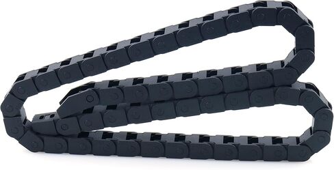 URBEST Cable Drag Chain, 15 x 40mm Towline Wire Carrier 1 M/ 3.3Ft Plastic Semi Enclosed Machine Tool (15x40mm) in Kuwait