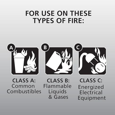 Kidde Fire Extinguisher for Home, 1-A:10-B:C, Dry Chemical Extinguisher, Red, Mounting Bracket Included, 2 Pack in Kuwait