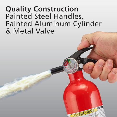 Kidde Fire Extinguisher for Home, 1-A:10-B:C, Dry Chemical Extinguisher, Red, Mounting Bracket Included, 2 Pack in Kuwait