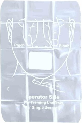 WNL Products WL3120CP CPR Practi-Shield Manikin واقي التدريب - 200 درع in Kuwait