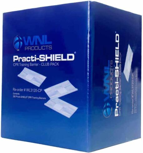 WNL Products WL3120CP CPR Practi-Shield Manikin واقي التدريب - 200 درع in Kuwait