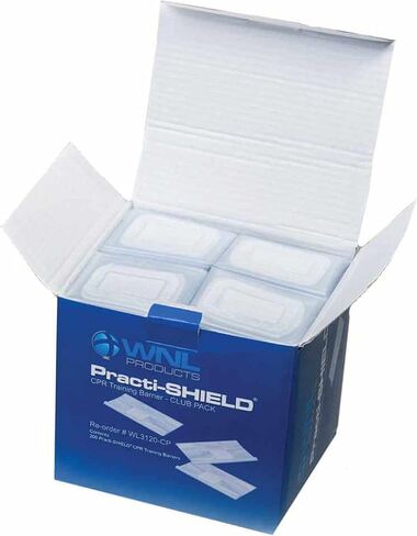 WNL Products WL3120CP CPR Practi-Shield Manikin واقي التدريب - 200 درع in Kuwait