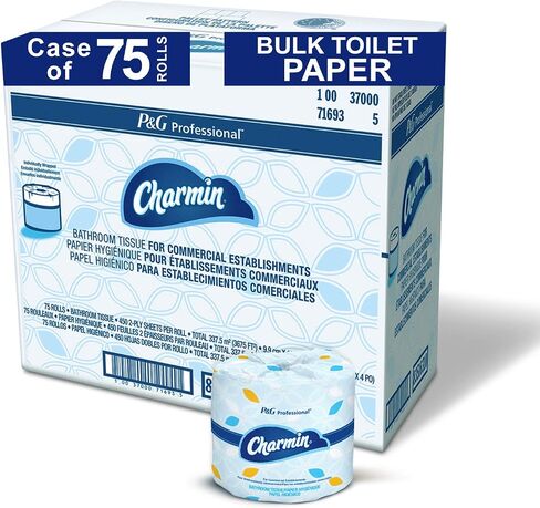 Charmin Professional Toilet Paper Bulk for Businesses, Individually Wrapped & Hammermill Printer Paper, 20 lb Copy Paper, 8.5 x 11-1 Pallet, 40 Cases (200,000 Sheets) - 92 Bright, Made in the USA in Saudi Arabia