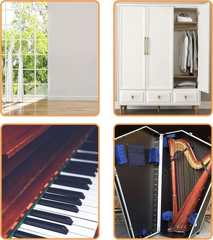 4 PCS 12 Inch Black Heavy Duty Stainless Steel Piano Hinge Continuous & Piano Hinges Piano Boat Hinges for Cabinet Door Cases Woodworking Wood Furniture Tool Storage Boxes Piano (Black) in Saudi Arabia