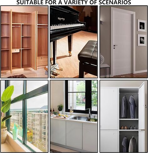 4 PCS 12 Inch Black Heavy Duty Stainless Steel Piano Hinge Continuous & Piano Hinges Piano Boat Hinges for Cabinet Door Cases Woodworking Wood Furniture Tool Storage Boxes Piano (Black) in Kuwait