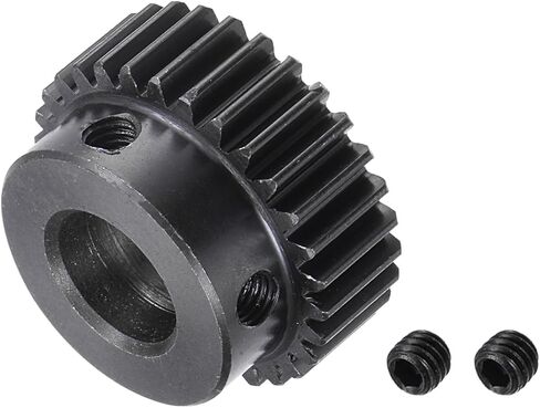 Mod 1 Spur Diff Differential Motor Pinion Gear 30 Teeth- [12.7mm Aperture X10mm Height], Suitable for RC Cars, 45 Steel in Saudi Arabia