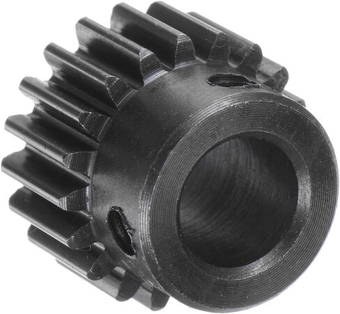 Mod 1 Pinion Gear 20 سنًا - [10 مم تتحمل × 10 مم ارتفاع] ترس محرك ترس ترس تفاضلي لقطع غيار السيارات طراز RC، علبة التروس، استخدام المطحنة الكهربائية، 45# فولاذ، أسود in Saudi Arabia