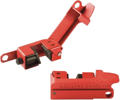 Master Lock Circuit Breaker Lockout Bundle with 493B Standard Single and Double Toggle Lock (1 Count) and 491B Tall and Wide Toggle Lock in Saudi Arabia