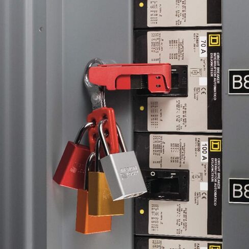Master Lock Circuit Breaker Lockout Bundle with 493B Standard Single and Double Toggle Lock (1 Count) and 491B Tall and Wide Toggle Lock in Saudi Arabia