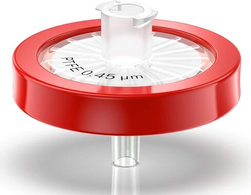 مرشحات الحقنة PTFE مسعور 25 مم 0.22 أم غير معقمة 25/pk بواسطة KS-Tek in Kuwait