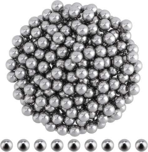 250 Pieces 6mm Metal Paint Mixing Balls, Agitator Balls, Nail Polish Mixing Balls Stainless Steel Mixing Balls Rust-Proof Metal Bearing Balls for Mixing Model Paints in Saudi Arabia
