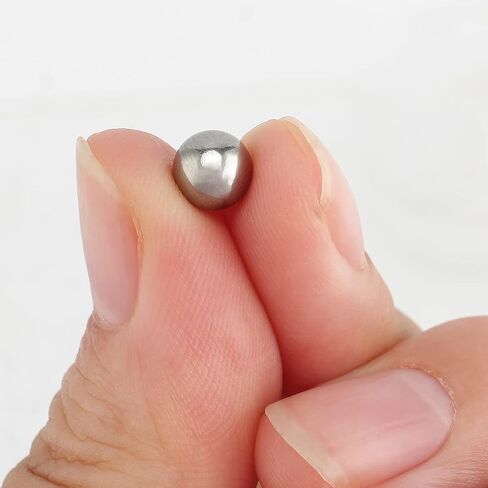 250 Pieces 6mm Metal Paint Mixing Balls, Agitator Balls, Nail Polish Mixing Balls Stainless Steel Mixing Balls Rust-Proof Metal Bearing Balls for Mixing Model Paints in Saudi Arabia