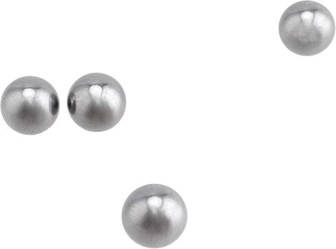 250 Pieces 6mm Metal Paint Mixing Balls, Agitator Balls, Nail Polish Mixing Balls Stainless Steel Mixing Balls Rust-Proof Metal Bearing Balls for Mixing Model Paints in Saudi Arabia