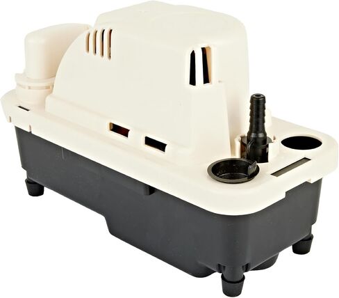 Little Giant 554435 VCMA-20ULST 115 Volt, 80 GPH, 1/30 HP Automatic Condensate Removal Pump, Black/White & 89695 CV-10 Condensate Pump Check Valve, Black in Saudi Arabia