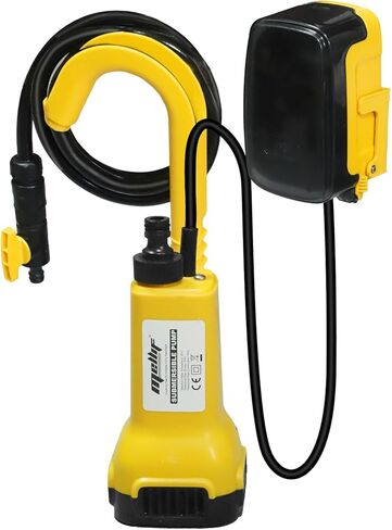 مضخة مياه غاطسة من Mellif لبطارية Dewalt 20V MAX، مضخة نقل مياه معلقة برميلية لاسلكية بقدرة 80 وات، مضخة مرافق محمولة بقدرة 475 جيجا في الساعة لحوض السباحة والحديقة والطابق السفلي (بدون بطارية) in Kuwait