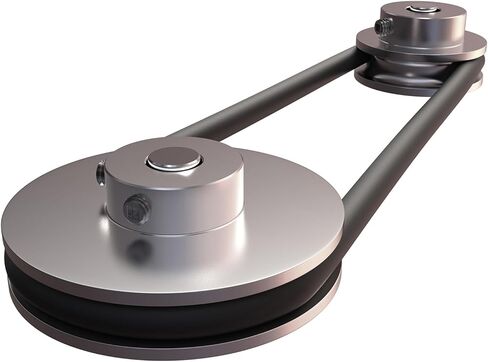 V-Type Pulley 8mm Bore 40mm Outer Dia Single Groove Aluminum Alloy for 6mm PU Round Belt Motor Shaft Drilling Machine with Installations in Saudi Arabia