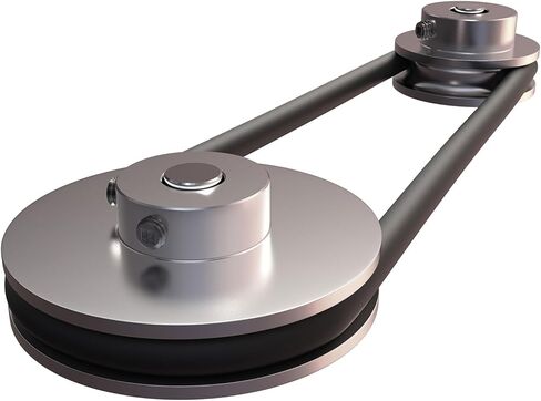 HARFINGTON V-Type Pulley 12mm Bore 50mm Outer Dia Single Groove Aluminum Alloy for 3-5MM PU Round Belt Motor Shaft Drilling Machine in Saudi Arabia