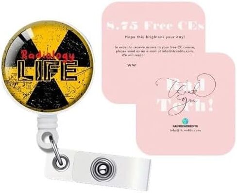 بكرة شارة XRay مع أرصدة CE مجانية معتمدة من ASRT، وهدايا تقنية الأشعة، وهدايا تقنية XRay، وبكرة شارة X-Ray، وصديق شارة XRay، وشارة مخصصة متوافقة مع in Kuwait