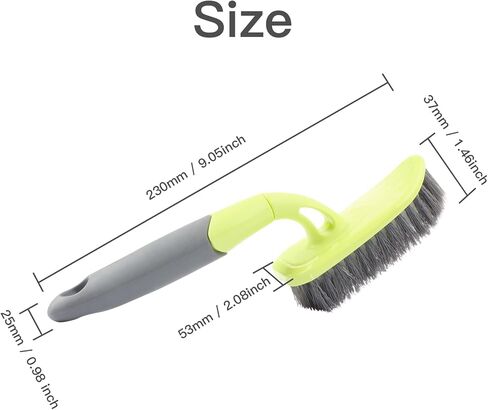 KUFUNG Scrub Brush, Cleaning Shover Scrubber with Ergonomic Handle and Durable Bristles for Bathroom Shower Sink Carpet Floor (9 inch, Blue) in Saudi Arabia