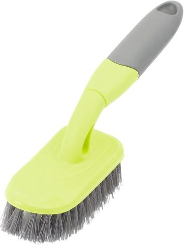 KUFUNG Scrub Brush, Cleaning Shover Scrubber with Ergonomic Handle and Durable Bristles for Bathroom Shower Sink Carpet Floor (9 inch, Blue) in Saudi Arabia