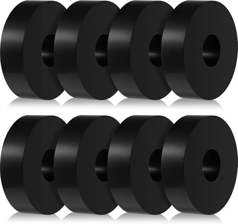 Rubber Isolation Pads Thick Rubber Washers 1.5 Inch OD 0.5 Inch ID 0.4 Inch Thick Mechanical Vibration Damping Pads Anti Vibration Isolation Pads Rubber Isolator Washer(8 Pcs) in Saudi Arabia