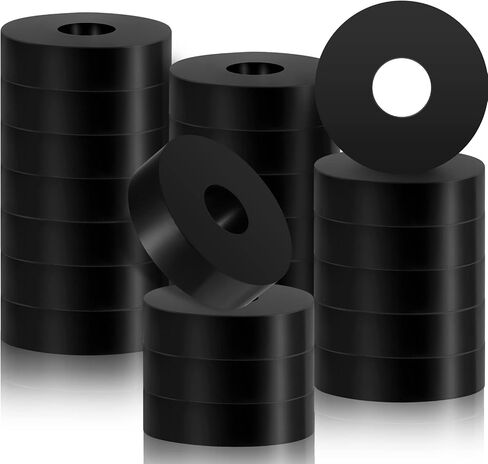 Rubber Isolation Pads Thick Rubber Washers 1.5 Inch OD 0.5 Inch ID 0.4 Inch Thick Mechanical Vibration Damping Pads Anti Vibration Isolation Pads Rubber Isolator Washer(8 Pcs) in Saudi Arabia