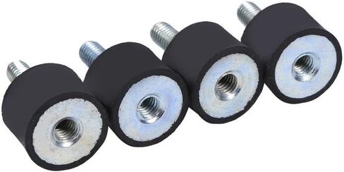 4Pcs Rubber Isolators 304 M6, Keenso Rubber M6 Vibration Mount AntiVibration Boat Bobbins (VD20*15 M6*18) in Kuwait