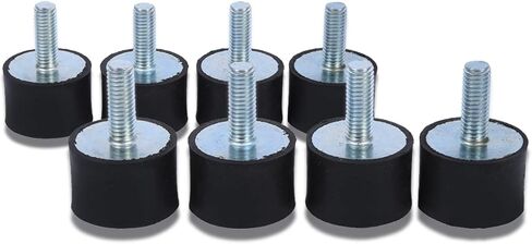 4Pcs Rubber Isolators 304 M6, Keenso Rubber M6 Vibration Mount AntiVibration Boat Bobbins (VD20*15 M6*18) in Saudi Arabia