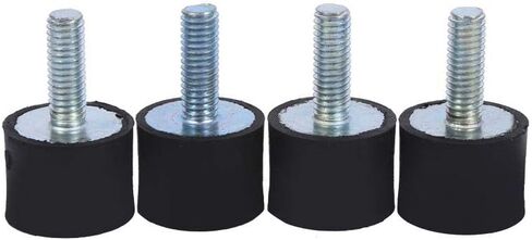 4Pcs Rubber Isolators 304 M6, Keenso Rubber M6 Vibration Mount AntiVibration Boat Bobbins (VD20*15 M6*18) in Kuwait
