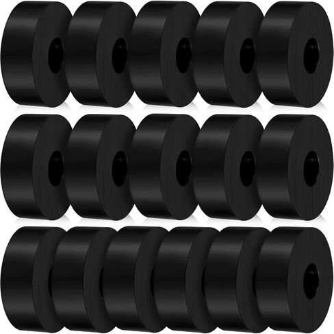 8 Pcs Vibration Isolation Washer Rubber Isolation Pads 1.5 Inch OD 0.5 Inch ID 0.5 Inch Rubber Washers Thick Anti Vibration Pads Rubber Bushings Mechanical Vibration Damping Pads Solid Rubber Isolator in Kuwait
