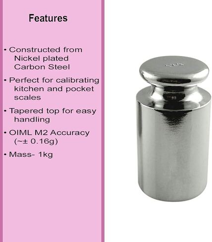 Calibration Weight for AWS Digital Scale, Chrome Plated, Carbon Steel, 500G - (Chrome Finish) - AMERICAN WEIGH SCALES in Saudi Arabia