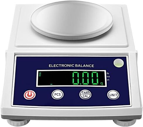 Hochice High Precision Lab Gram Counting Scale Scientific Analytical Laboratory Balance Digital Electronic Scale Jewelry Scales 1000gx0.01g Accurate with RS232 Port in Kuwait