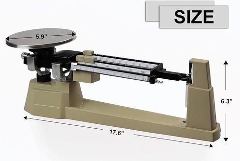Vision Scientific VB0100-3 ميزان ثلاثي الشعاع مع مجموعة الوزن الفارغة، سعة 2610 جرام in Kuwait
