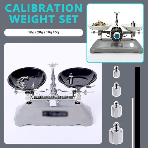 مقياس معايرة دقيق من الكروم الصلب، ميزان إلكتروني للوزن، ميزان مجوهرات، أوزان لمقياس التوازن الرقمي، ميزان المجوهرات، المختبر (مجموعة 100 جرام) in Kuwait