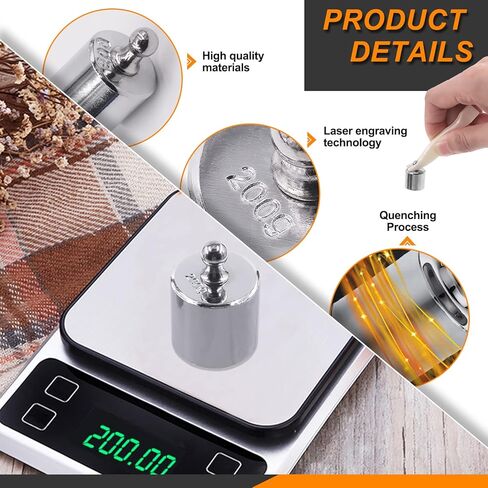 Precision Calibration Weight Set for Digital Balance Scale, Jewellery Scale (100g Set (Gram)) in Saudi Arabia