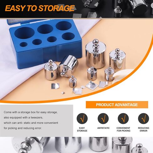 Precision Calibration Weight Set for Digital Balance Scale, Jewellery Scale (100g Set (Gram)) in Saudi Arabia